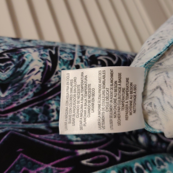 London Times printed sheath dress size 6P - Picture 4 of 5